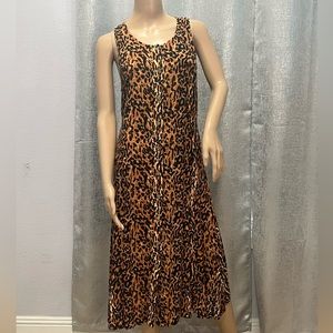 Marla Kim animal print dress